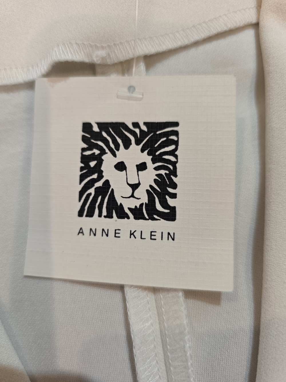 Anne Klein Off White Open-Front Blazer Jacket Size L NWT - Picture 14 of 15